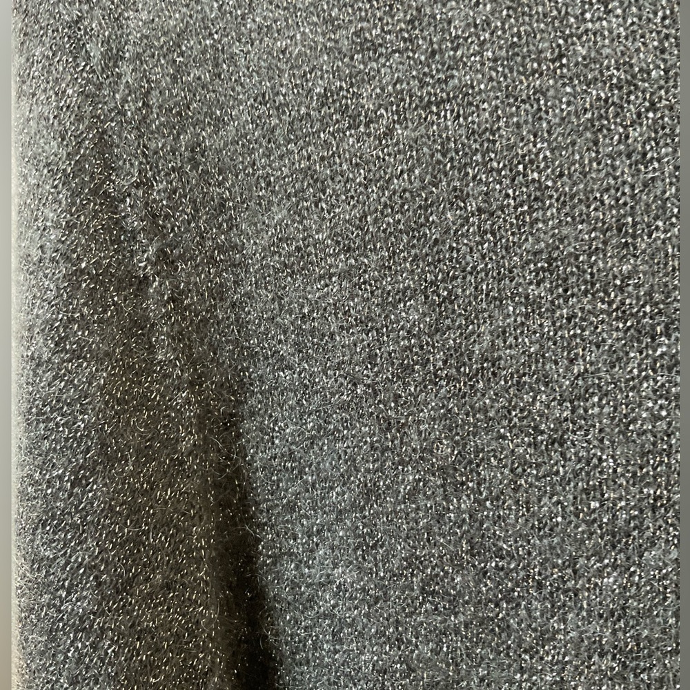 Jones New York Silver/Grey Hooded Sweater - Picture 2 of 5